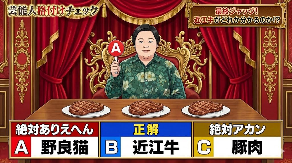Japanese TV Parody Image Generation Prompt