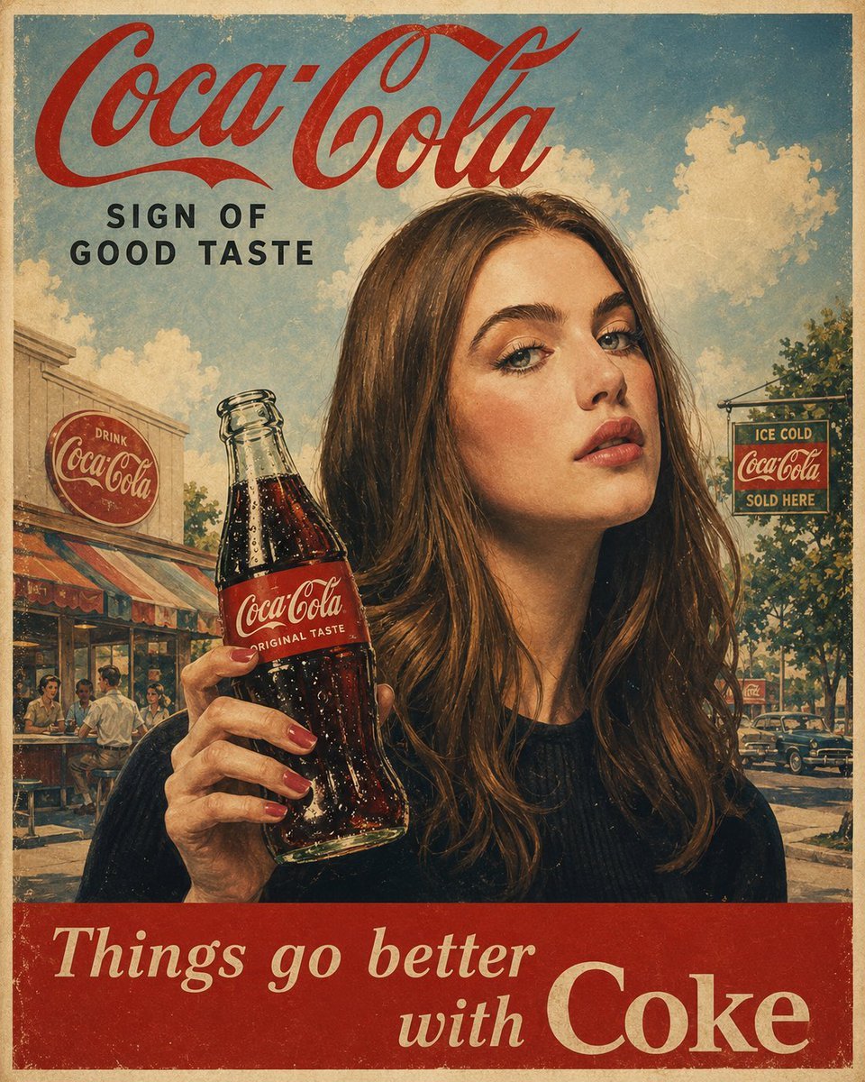 1960s American Advertising Poster