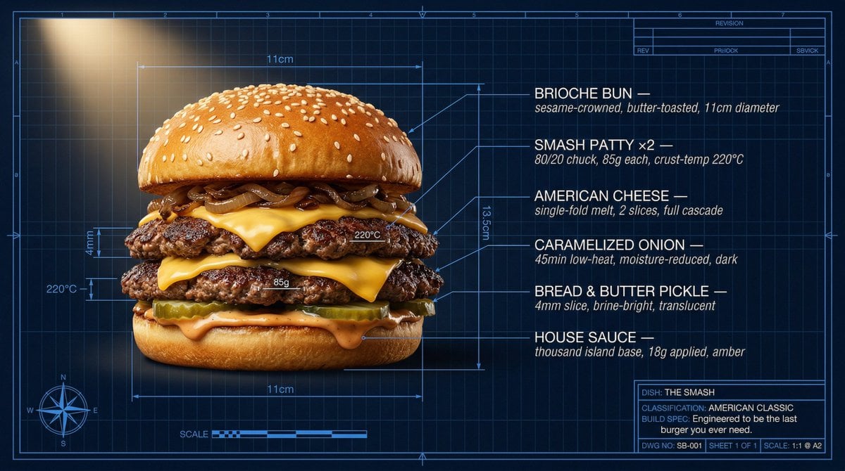Technical Architectural Blueprint of a Smash Burger