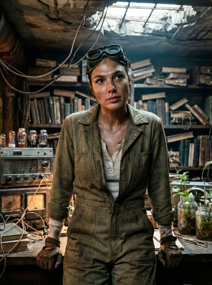 Cinematic Post-Apocalyptic Bunker Portrait