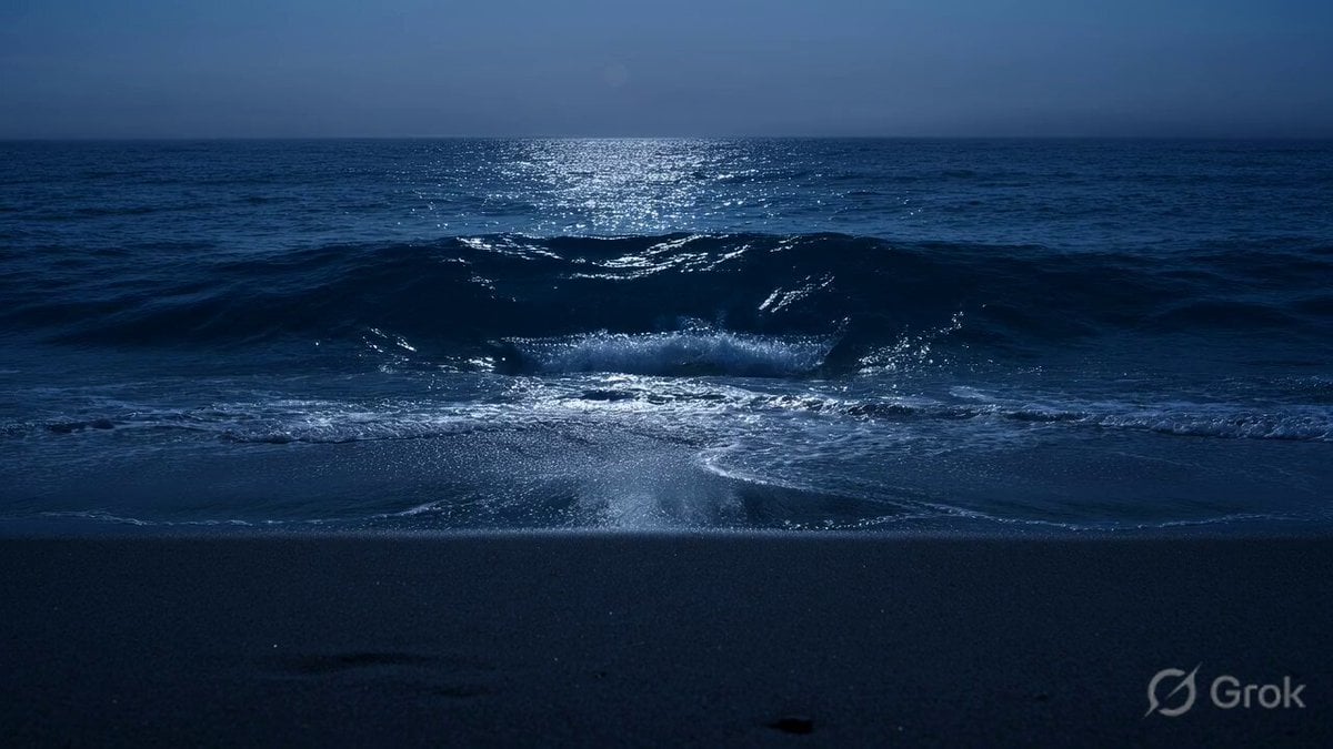 Glass Shard Beach Waves