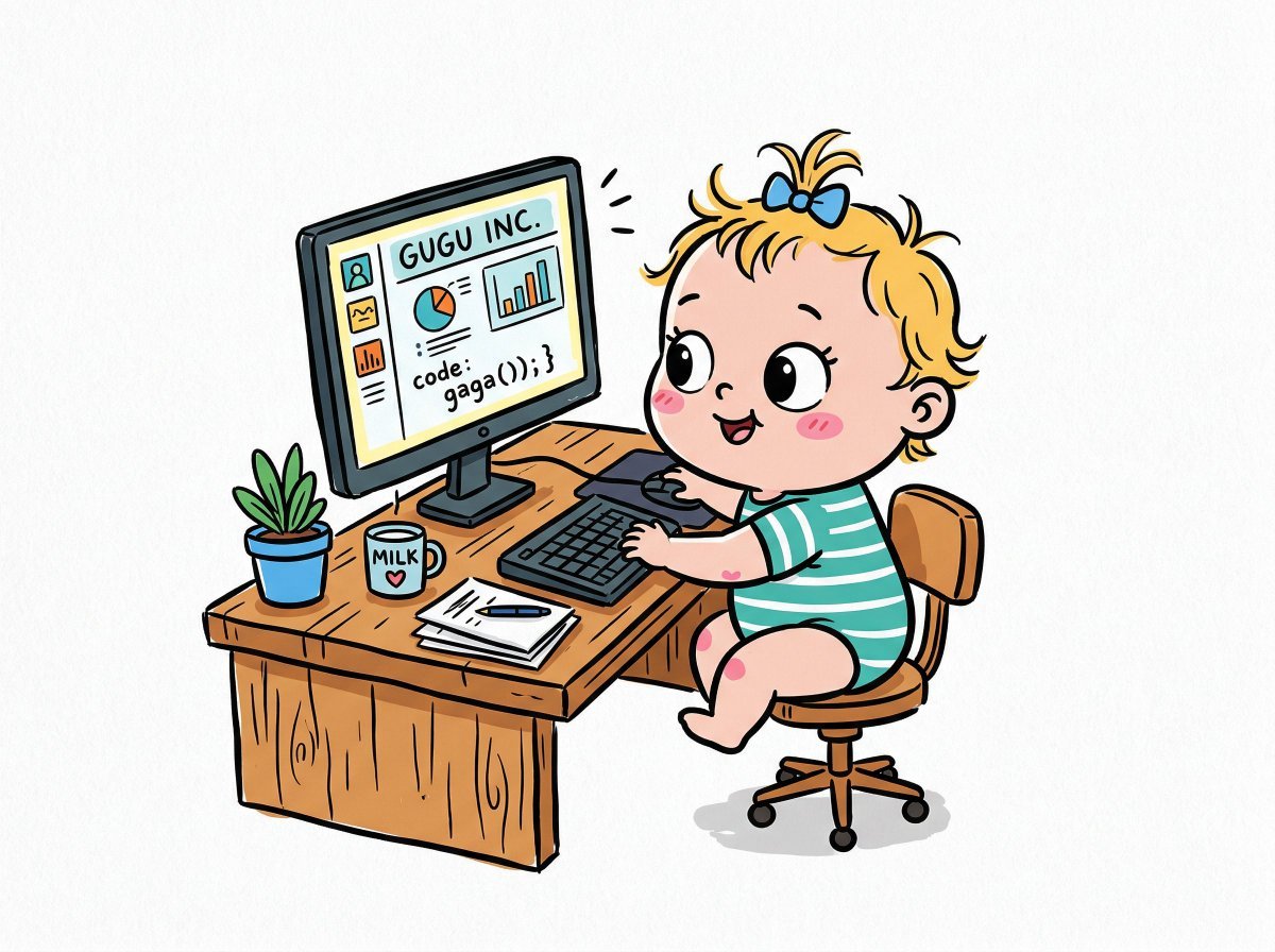 Chibi Bunny Mascot Illustration