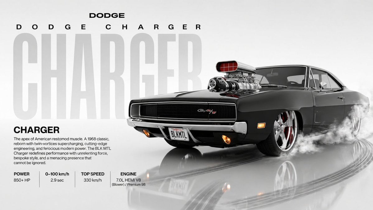 Dynamic Automotive Poster Reconstruction