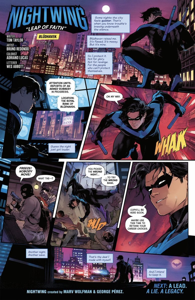 Multi-Panel Comic Book Page