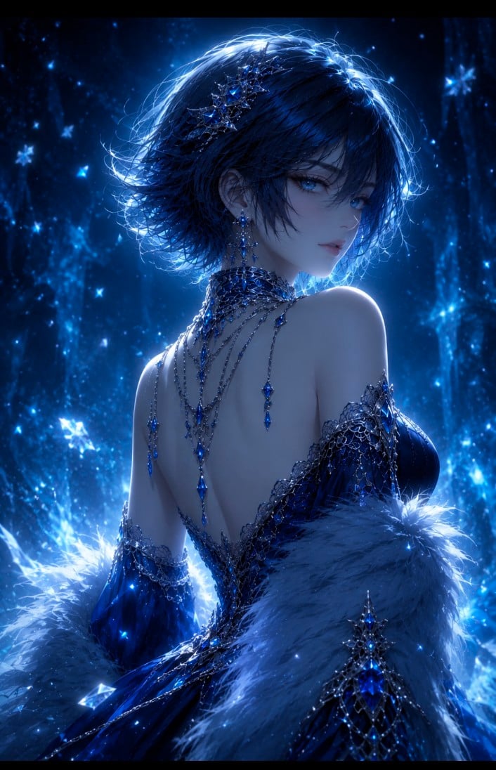 Dark Fantasy Anime Gothic Portrait