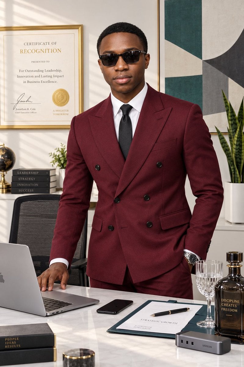 Confident Executive Office Portrait