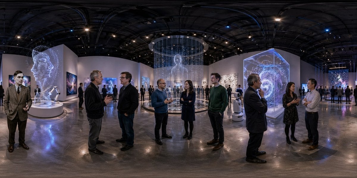 360 AI Art Gallery Panorama