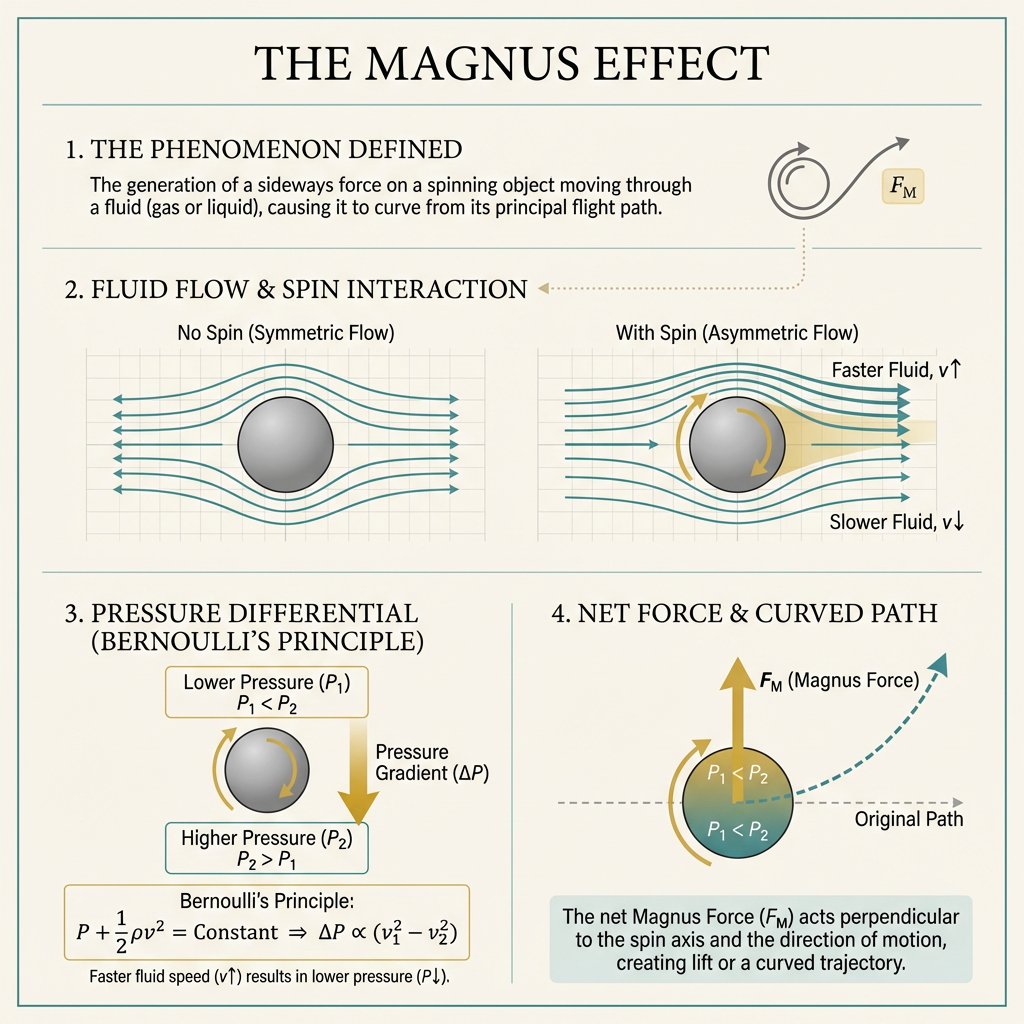 Minimal Magnus Effect Infographic