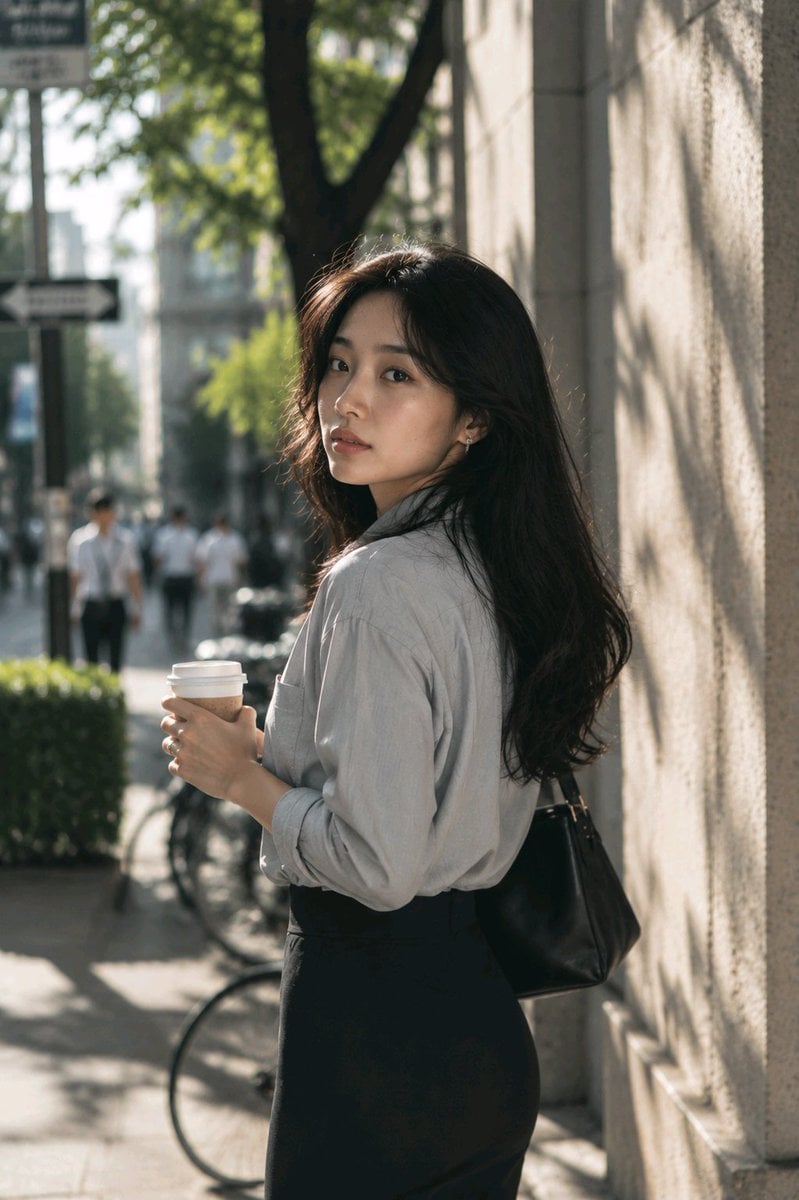 Realistic Tokyo Street Photography — AI image template example