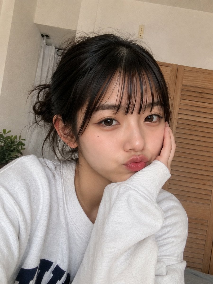 Authentic Smartphone Selfie Portrait