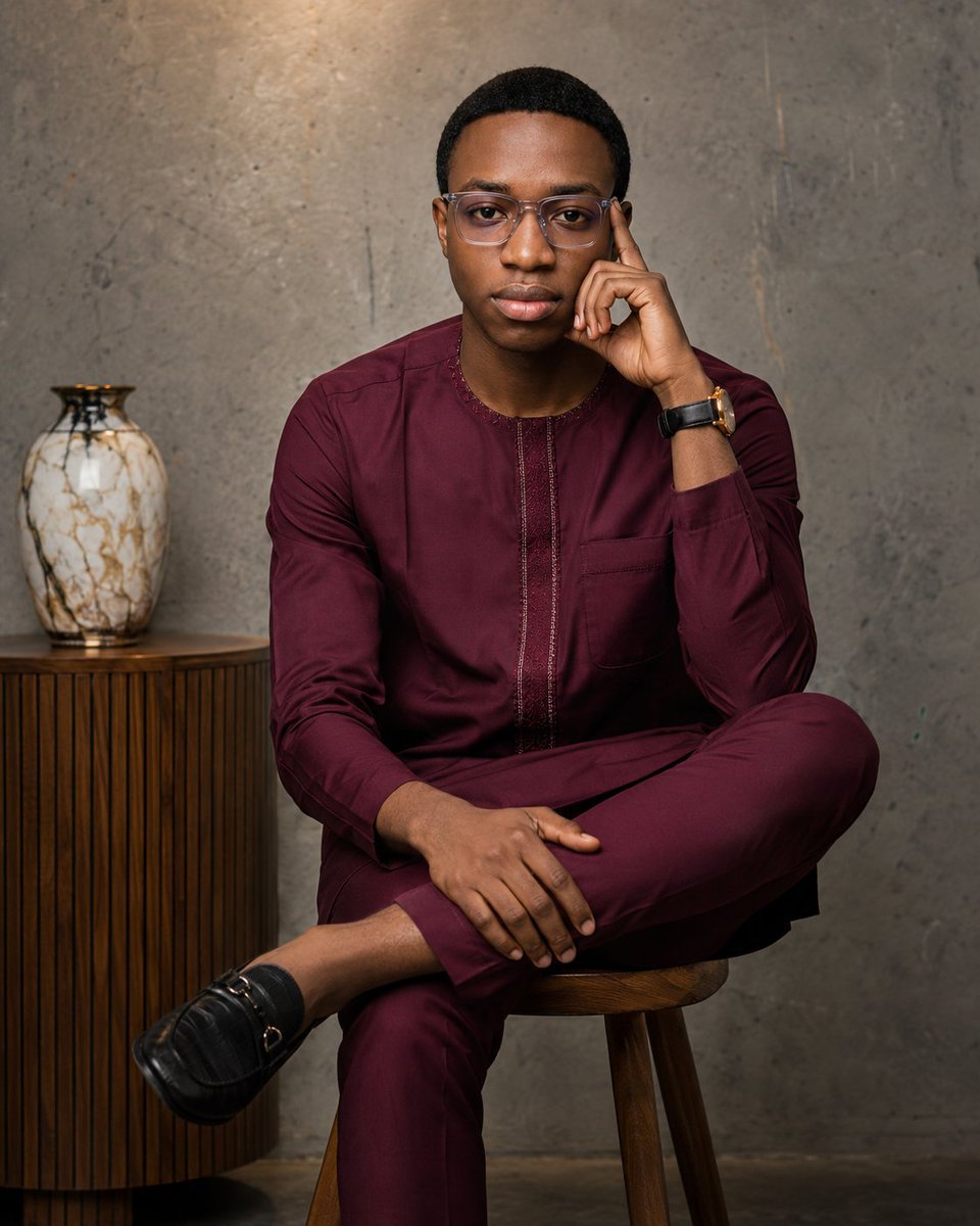 Professional Studio Portrait for Executive Branding — AI image template example