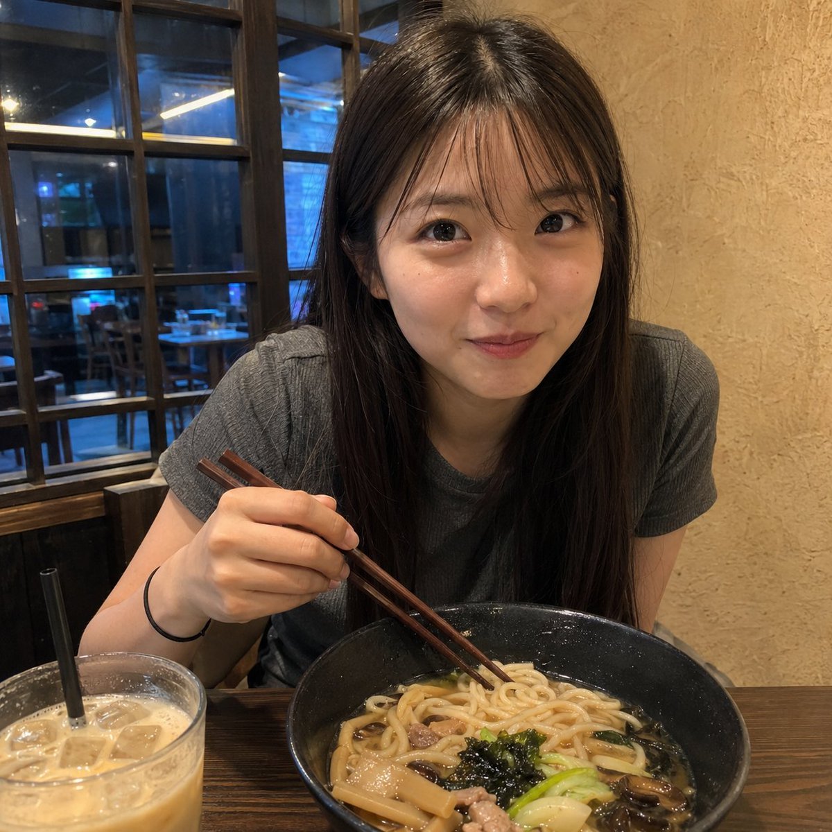 Realistic Japanese Restaurant Portrait — AI image template example
