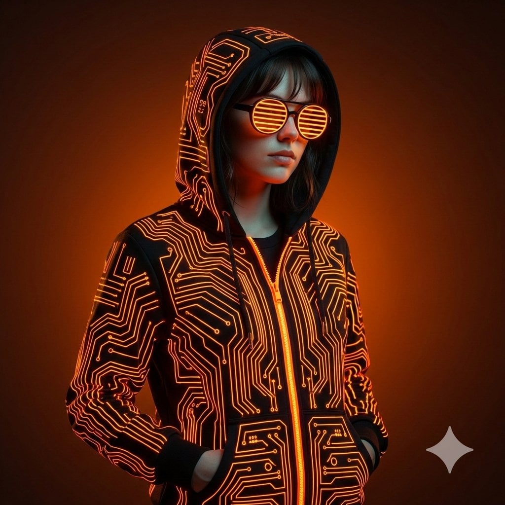 Ultra-Realistic Cyberpunk Studio Portrait