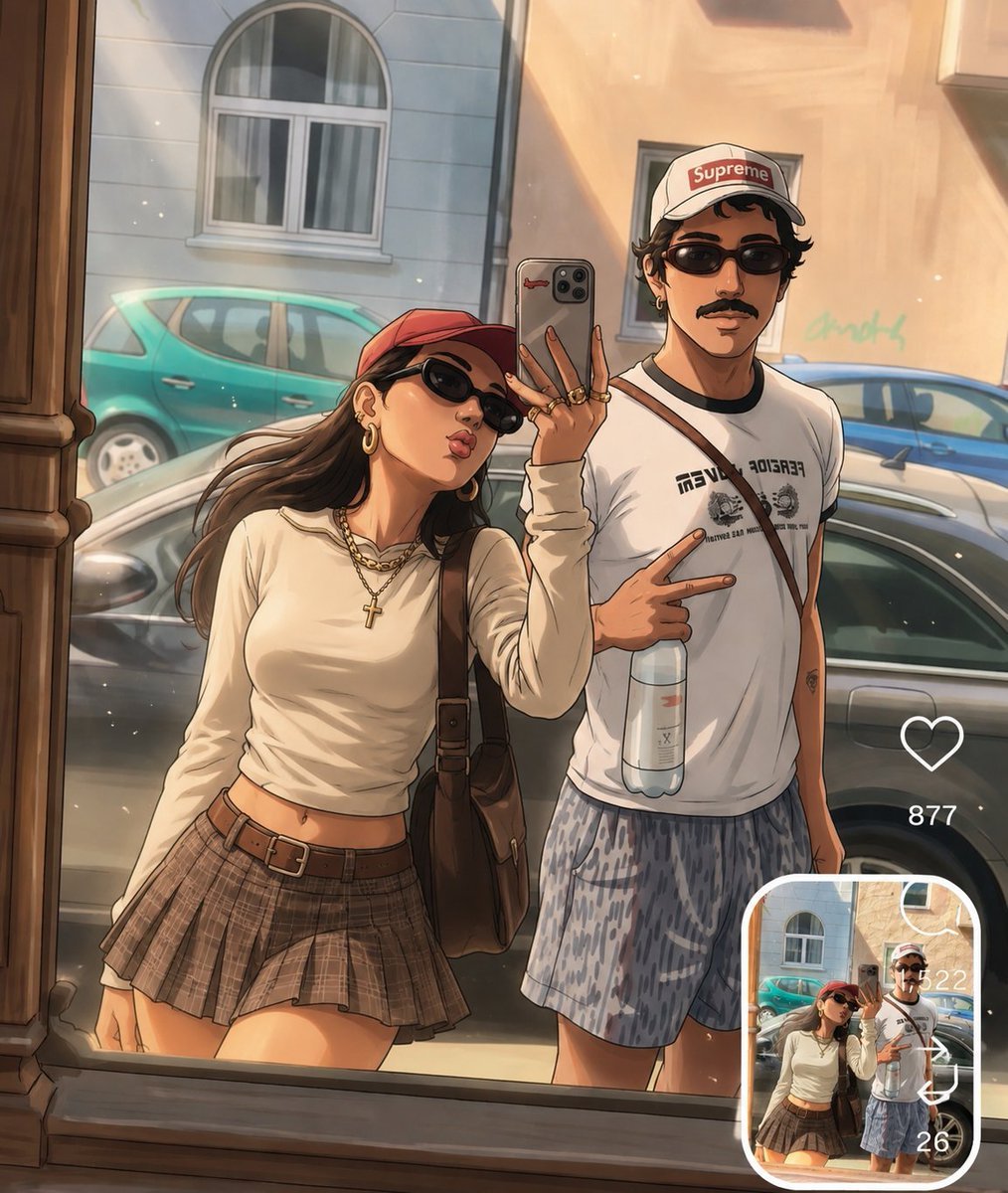 Photo to Anime Transformation — AI image template example
