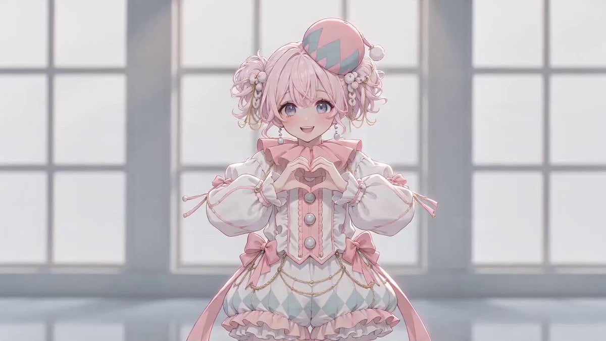 Anime Girl Hand-Drawn Effect Dance