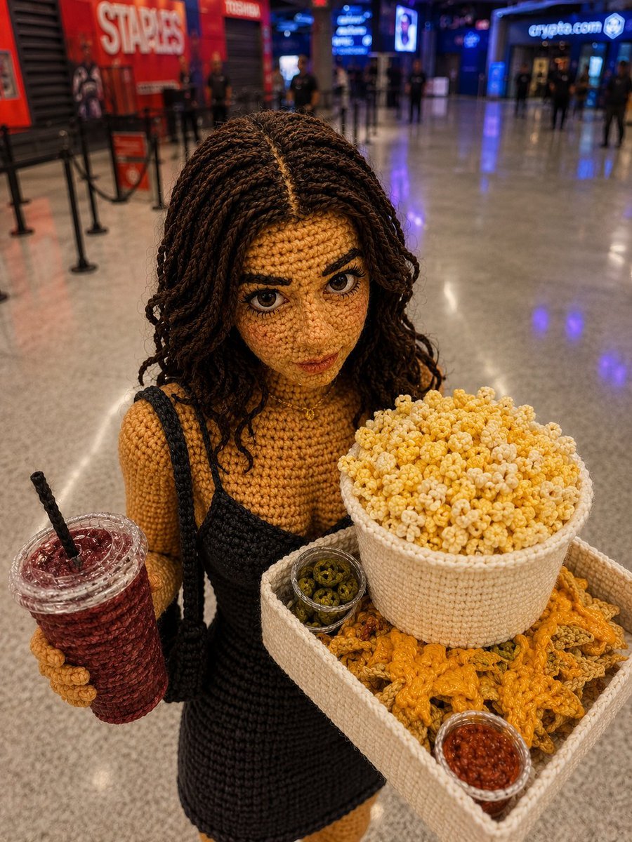 Crochet Doll Movie Snacks