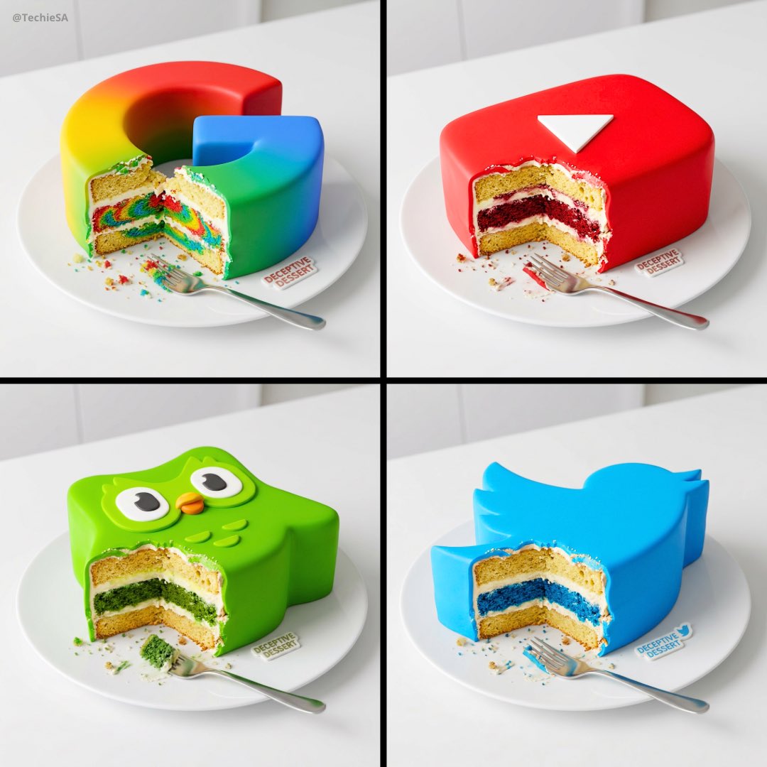 Hyper-realistic digital illustration of a cake meticulously stylized