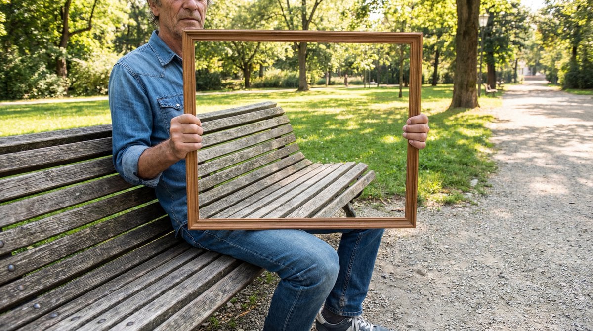 Illusion Image: Invisible Torso Cut-Out