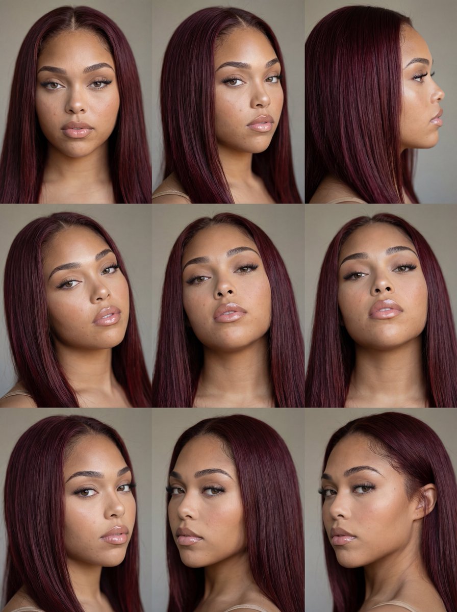 Nine-Panel Face Consistency Grid Prompt for Nano Banana Pro