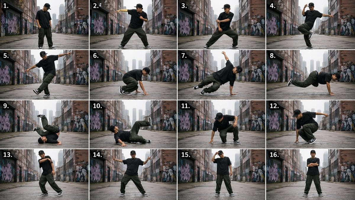 Urban Dancer Image Grid