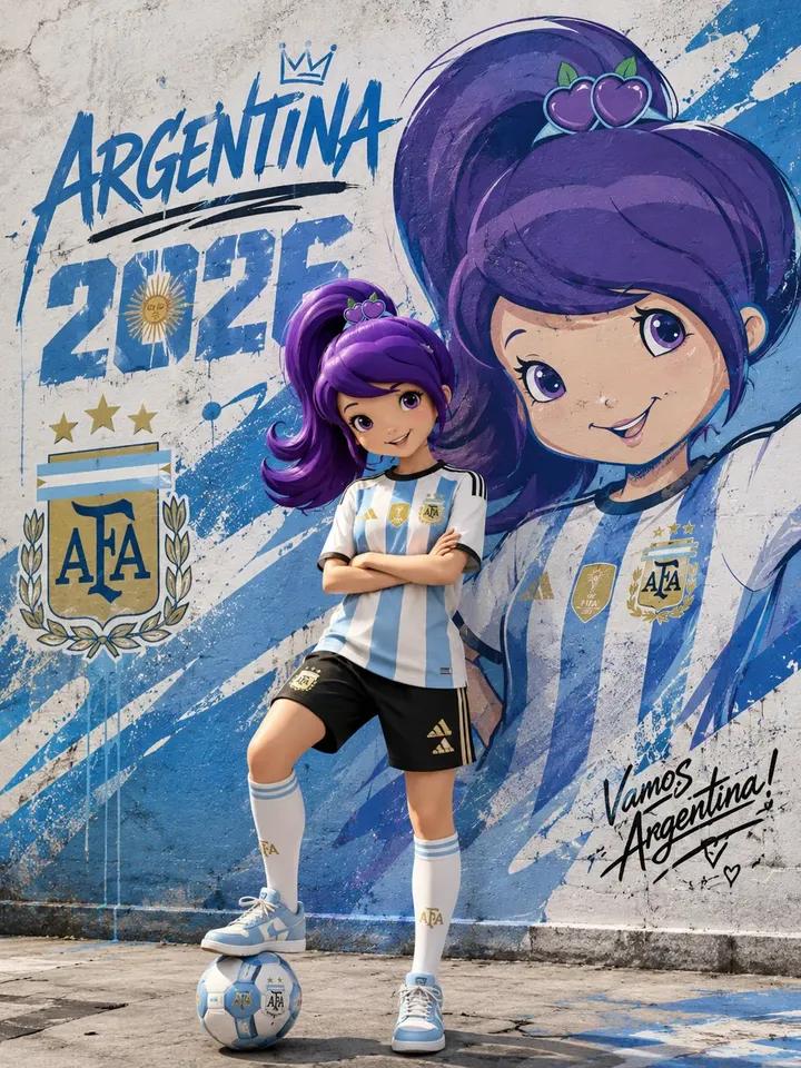 Urban Graffiti Football Poster — AI image template example