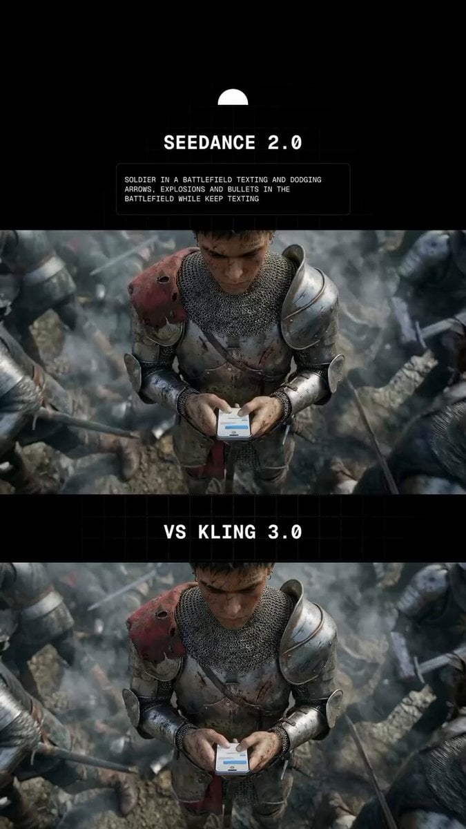 Soldier Texting in Battlefield