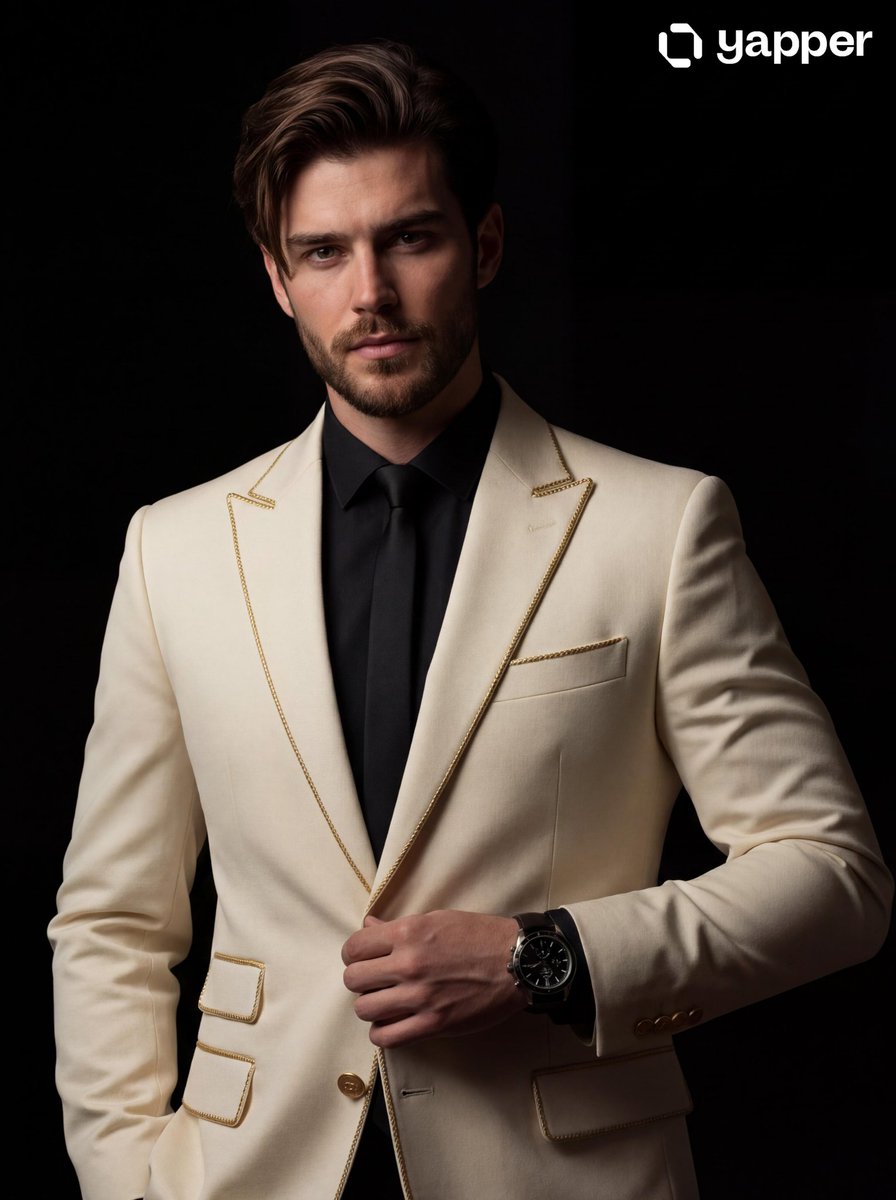 Cinematic Portrait of a Man in a Tailored Suit