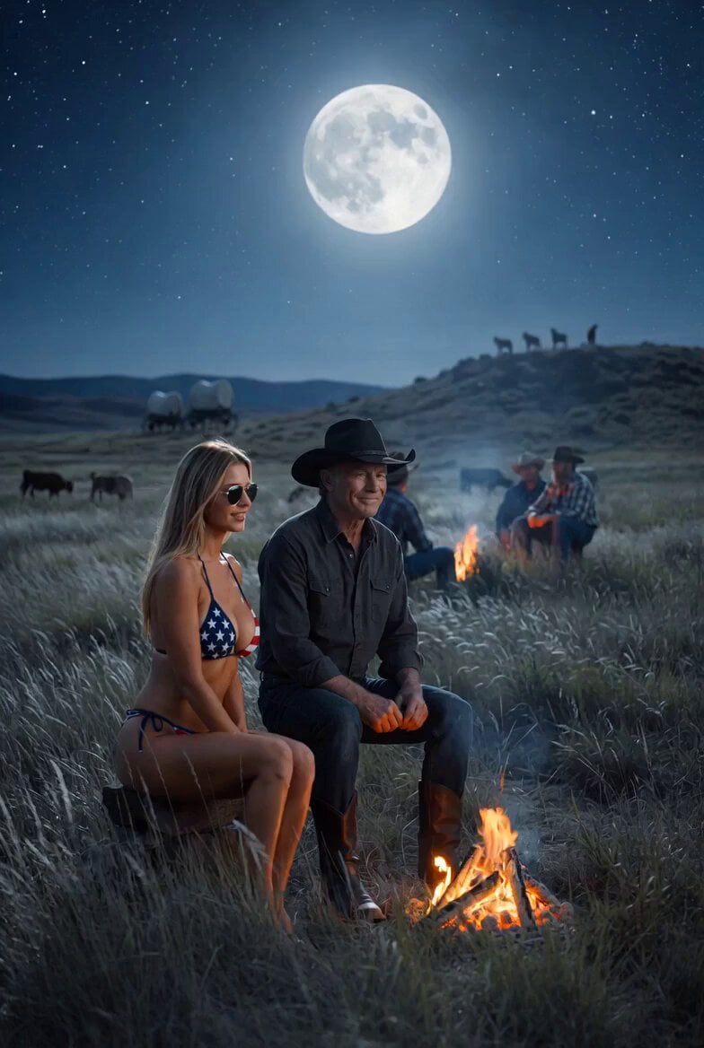 Cowboy Playing Harmonica Technique