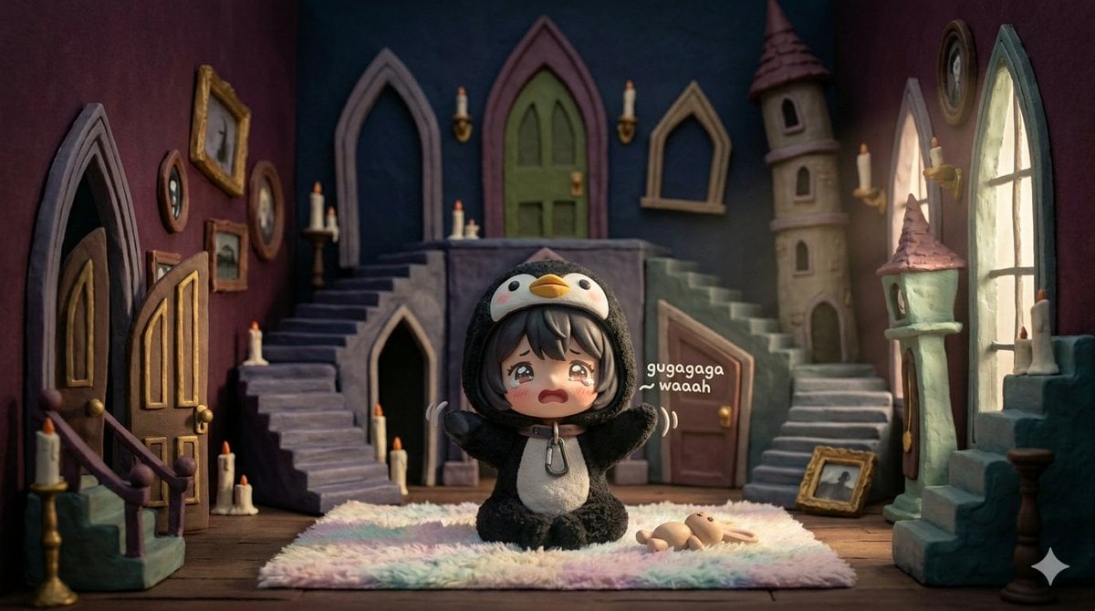 3D Tiny Anime Girl 'Gugu' Sequence