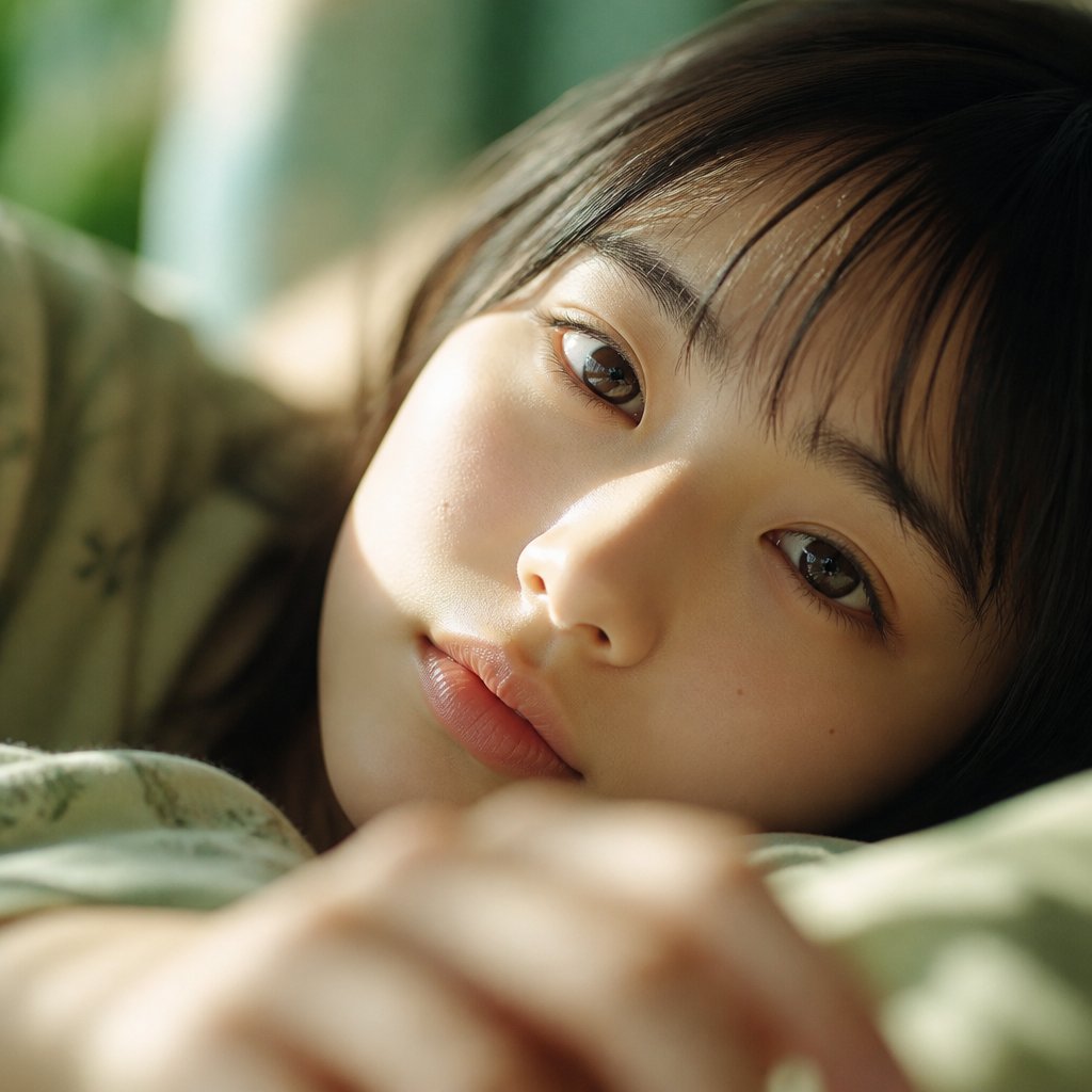Morning Light Bedside Portrait