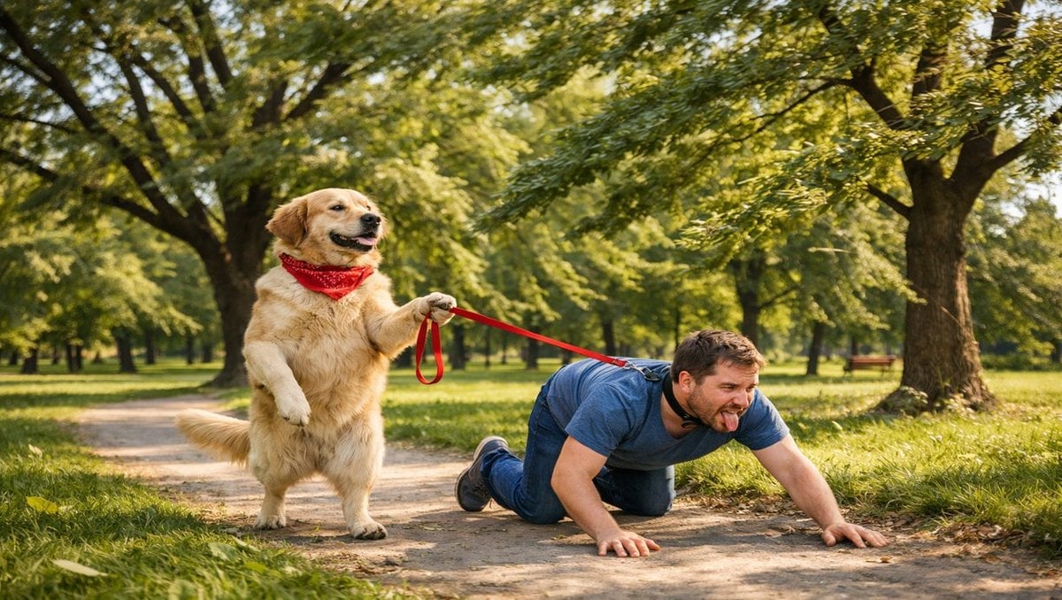 Opposite of Normal Relations: Dog Walking a Human