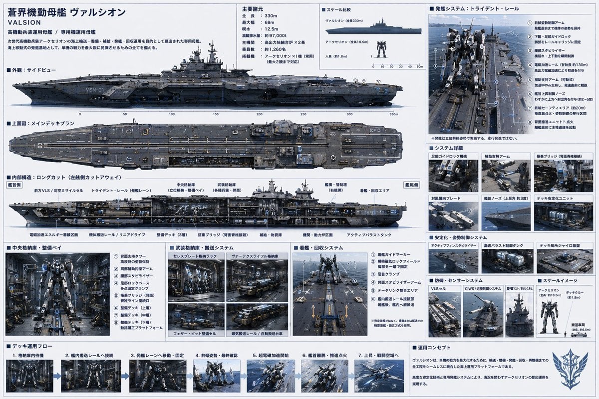 Sci-Fi Mecha Carrier Specification Sheet
