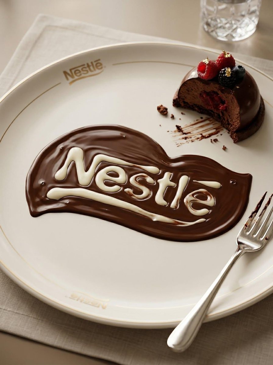 Uploaded logo into a realistic dessert scene where the logo silhouette