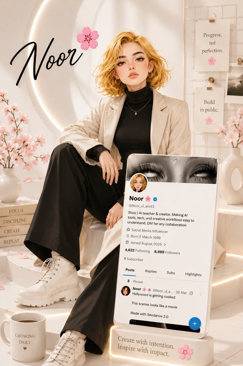 Luxury Influencer Branding Poster