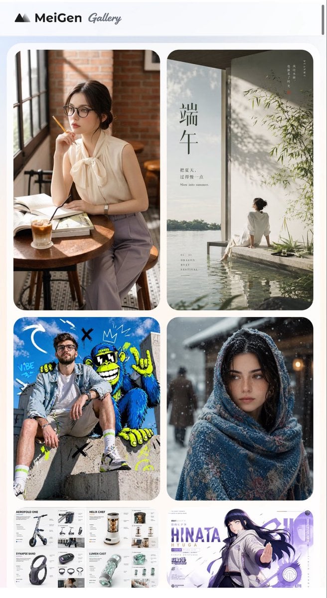 MeiGen AI Gallery Mobile Screenshot