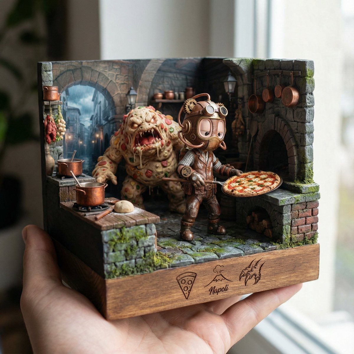 Scene Reinterpretation as a Handheld Diorama