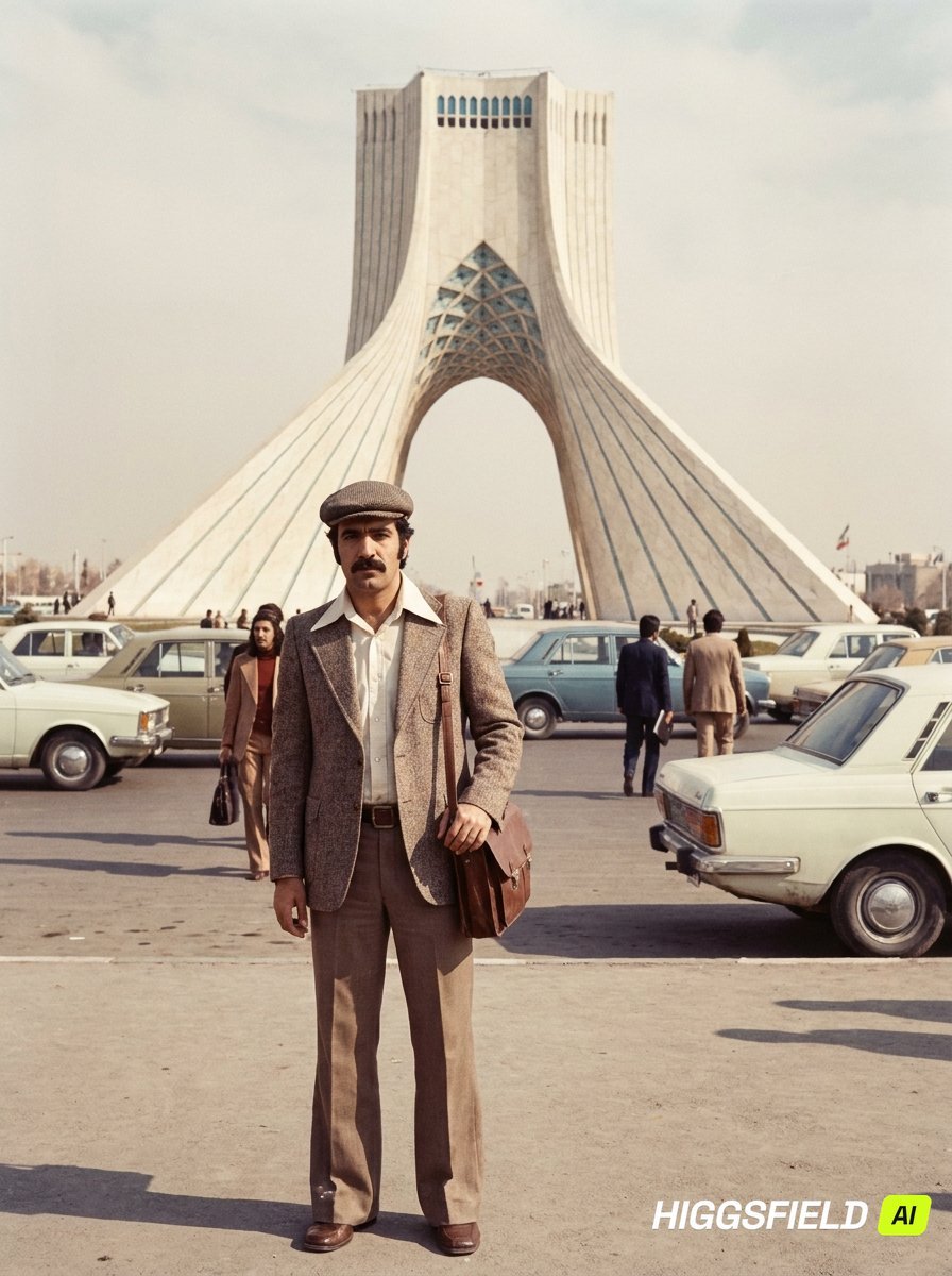 Classic Man at Azadi Square