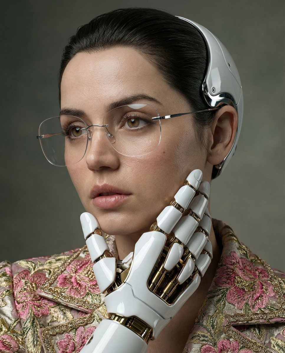Cyber Renaissance Cyborg Aristocrat — AI image template example