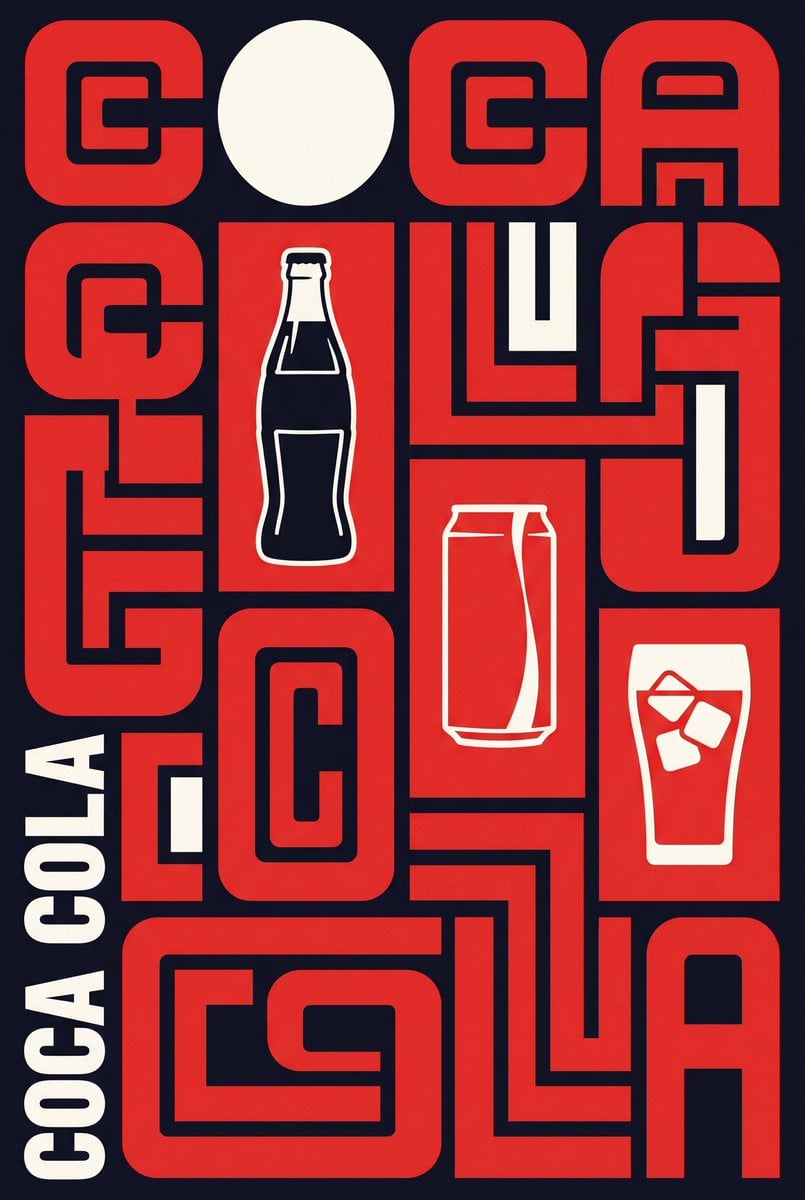 Neo-Constructivist Typographic Brand Poster