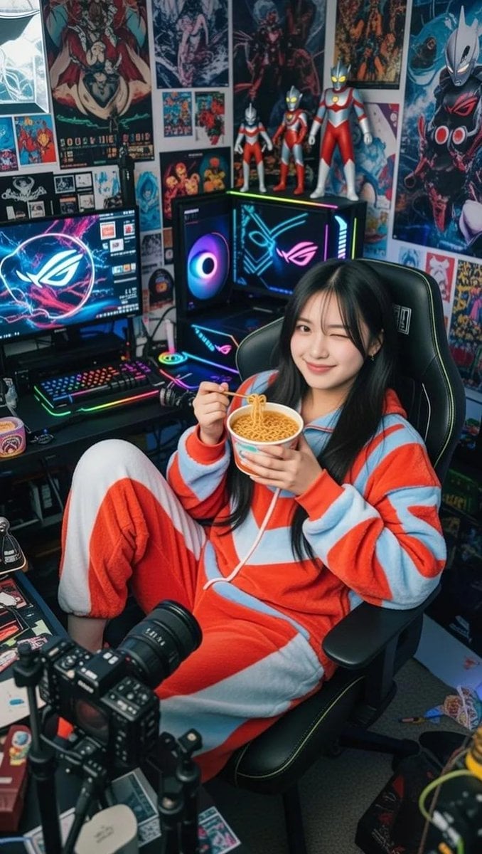 Cosy Gamer Girl Room Aesthetic
