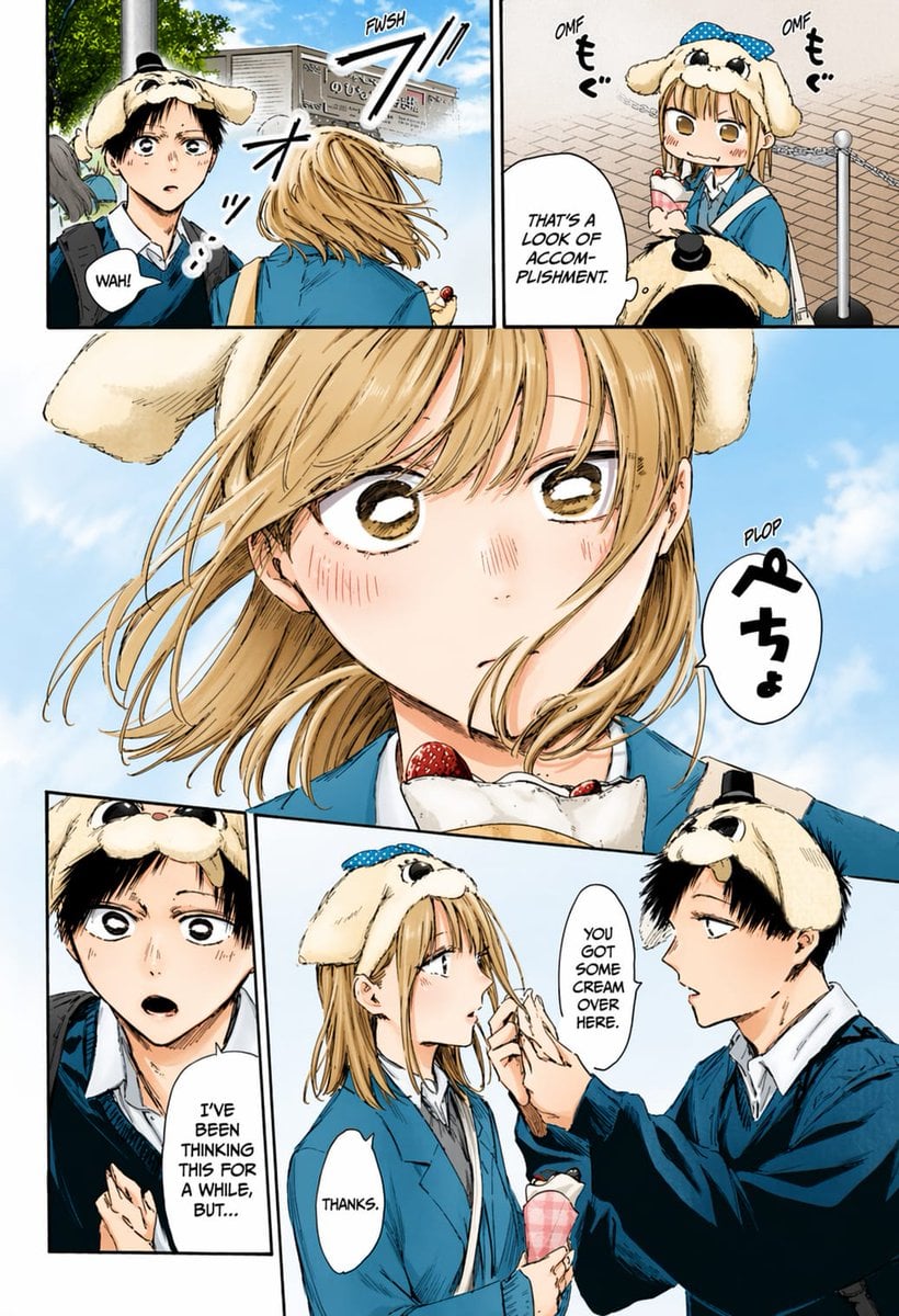 Colored Manga Romance Comedy Page