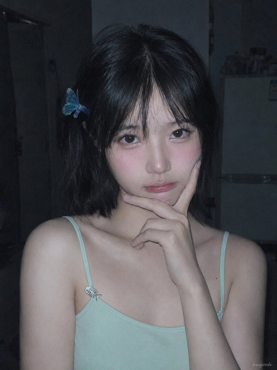 Dim Candid Bedroom Portrait — AI image template example