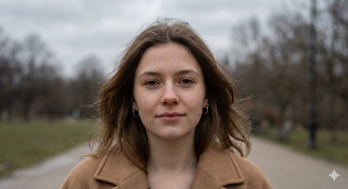 Hyper-Realistic Overcast Morning Portrait