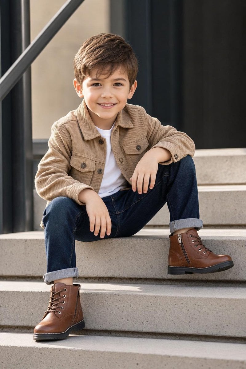 Kids Premium Fashion Advertisement — AI image template example