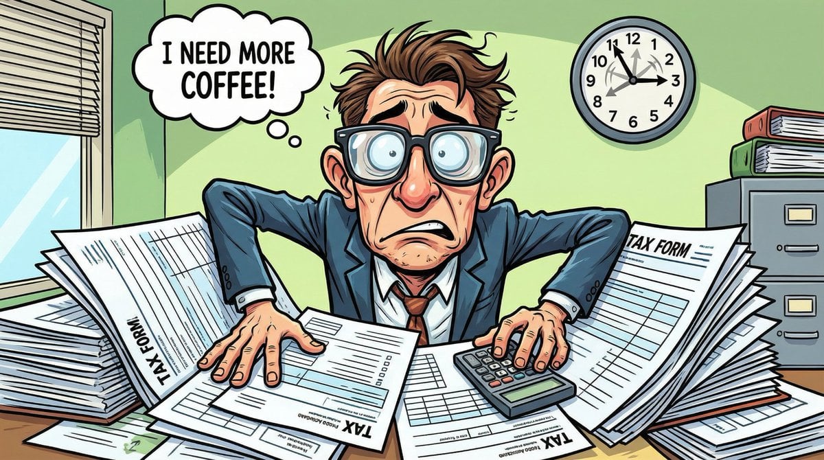 Humorous Caricature of a Professional