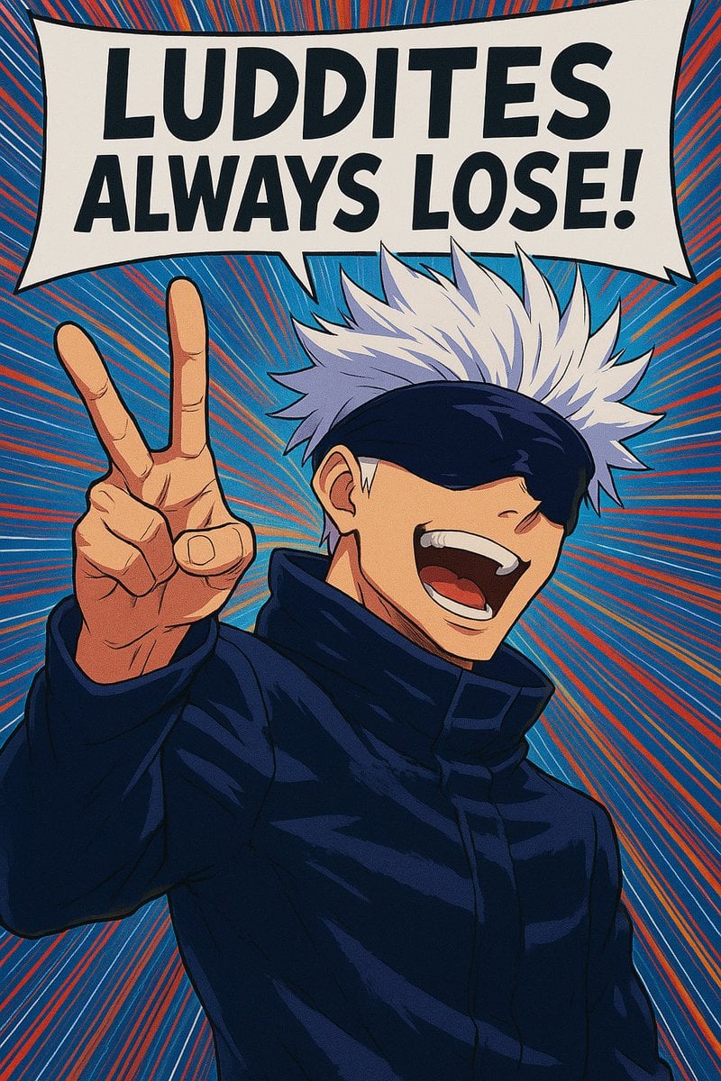 Anime Pop-Art Protest Poster