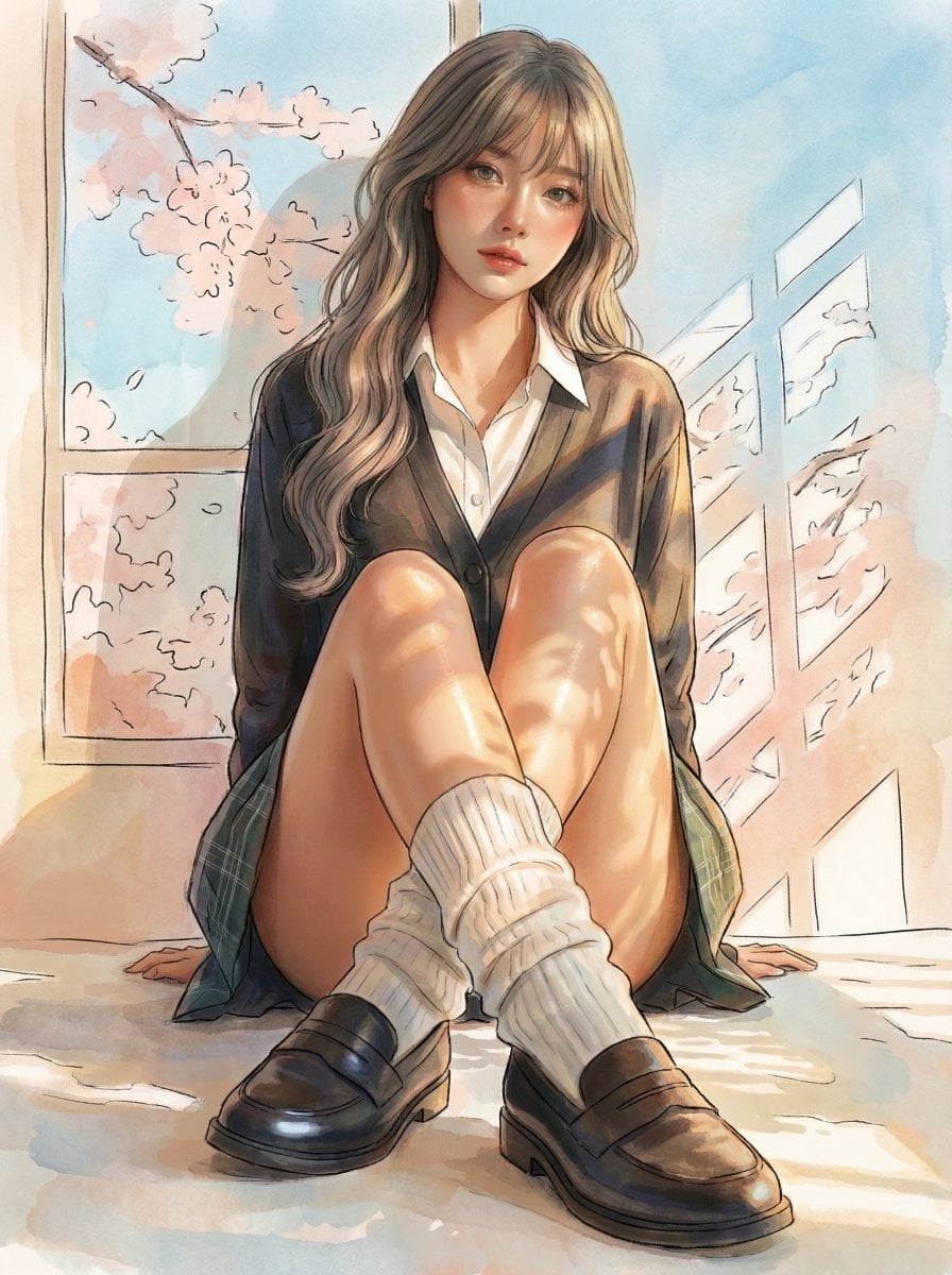 1 Pure anime illustration only
