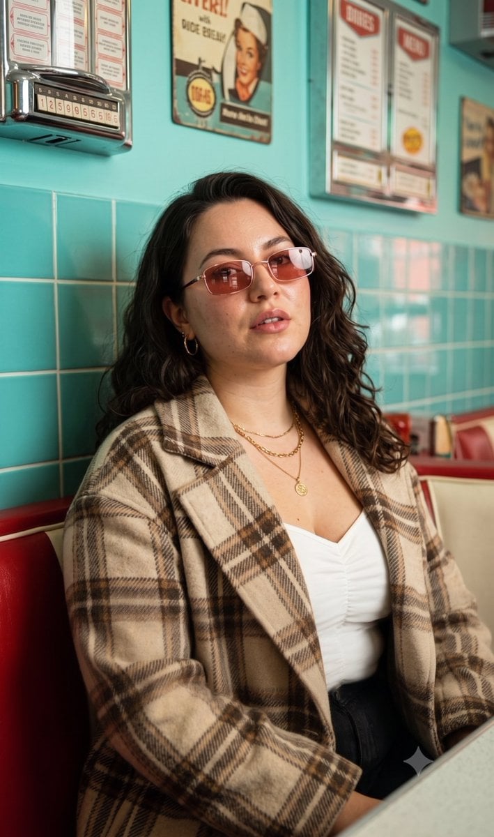 Vintage Americana Fashion Editorial — AI image template example