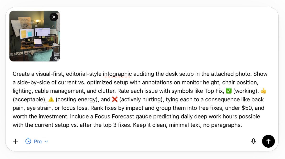 Desk Setup Audit Infographic reference image 1