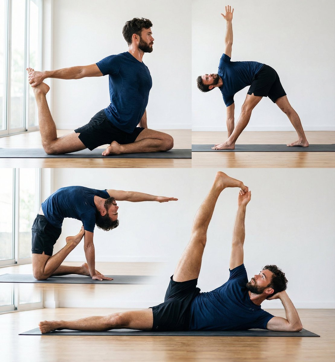 Pose transfer for fitness shots